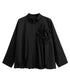 Drawstring Flower Jacket